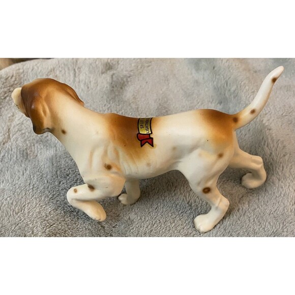 Vtg English Pointer Setter Spaniel Hunting Dog Porcelain Figurine Souvenir Rare - Picture 3 of 14